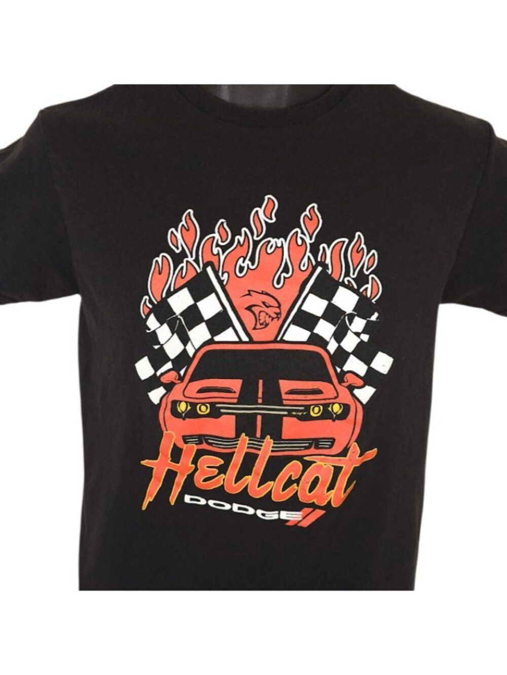 Dodge Hellcat T Shirt Mens Size Small Black Racing Muscle Car